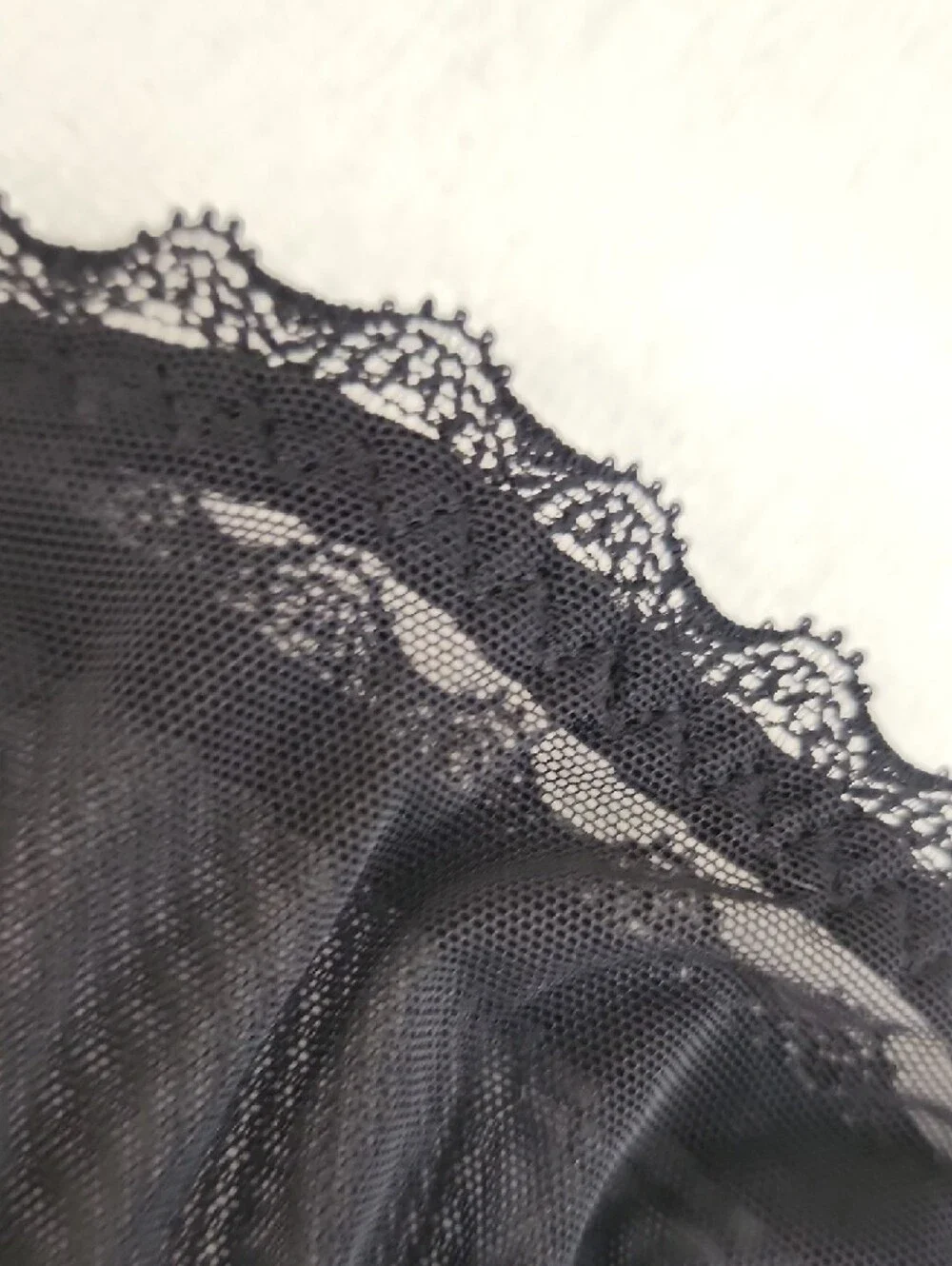 Savage X Fenty Black Crotchless High-Leg Bikini - Picture 7 of 8